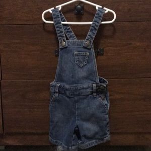 Overall shorts size 4